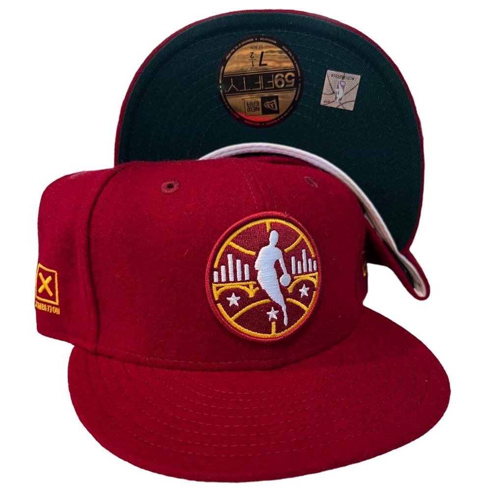 New Era NBA Cleveland Cavs All Star Game 59FIFTY Fitted Hat Cap Cardinal